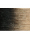 1b/27 Sortbrun/kobber ombre hotfusion, 50 cm langt