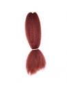 Syntetisk hår til flettemetoden, jumbo plus kanekelon,dark Red