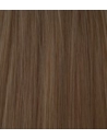 10 Mellembrun, tape hår, 4 cm brede luksus remy baner