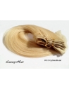 Farve 613 lys blond, clip on remy hair extension , 100 gram af 8 baner plus clips